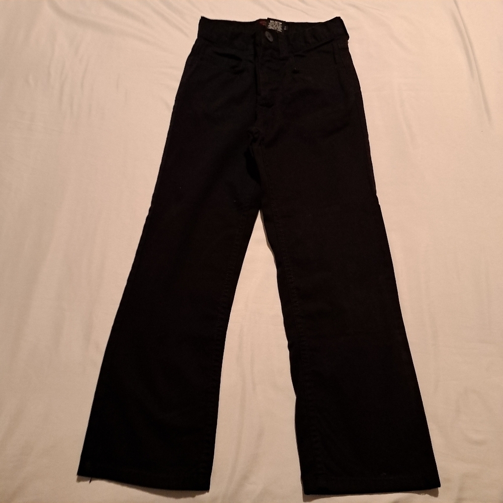 Hawk black boys size 7 Chino